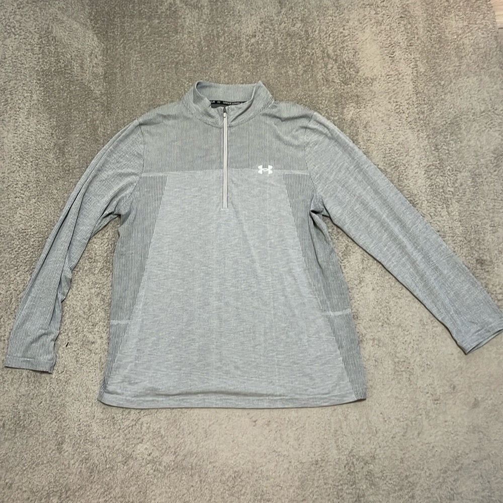 EC Under Amour Fitted Lightweight 1/4 Zip Sweater - Size XXL